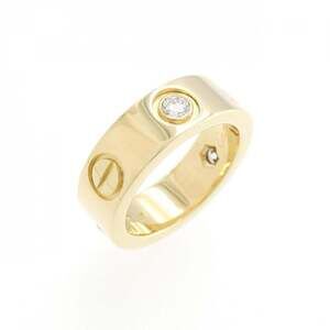 CARTIER Authentic Gold Diamond Love Ring